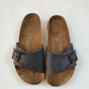 Birkenstock Birki’s Brown Single Strap Sandals